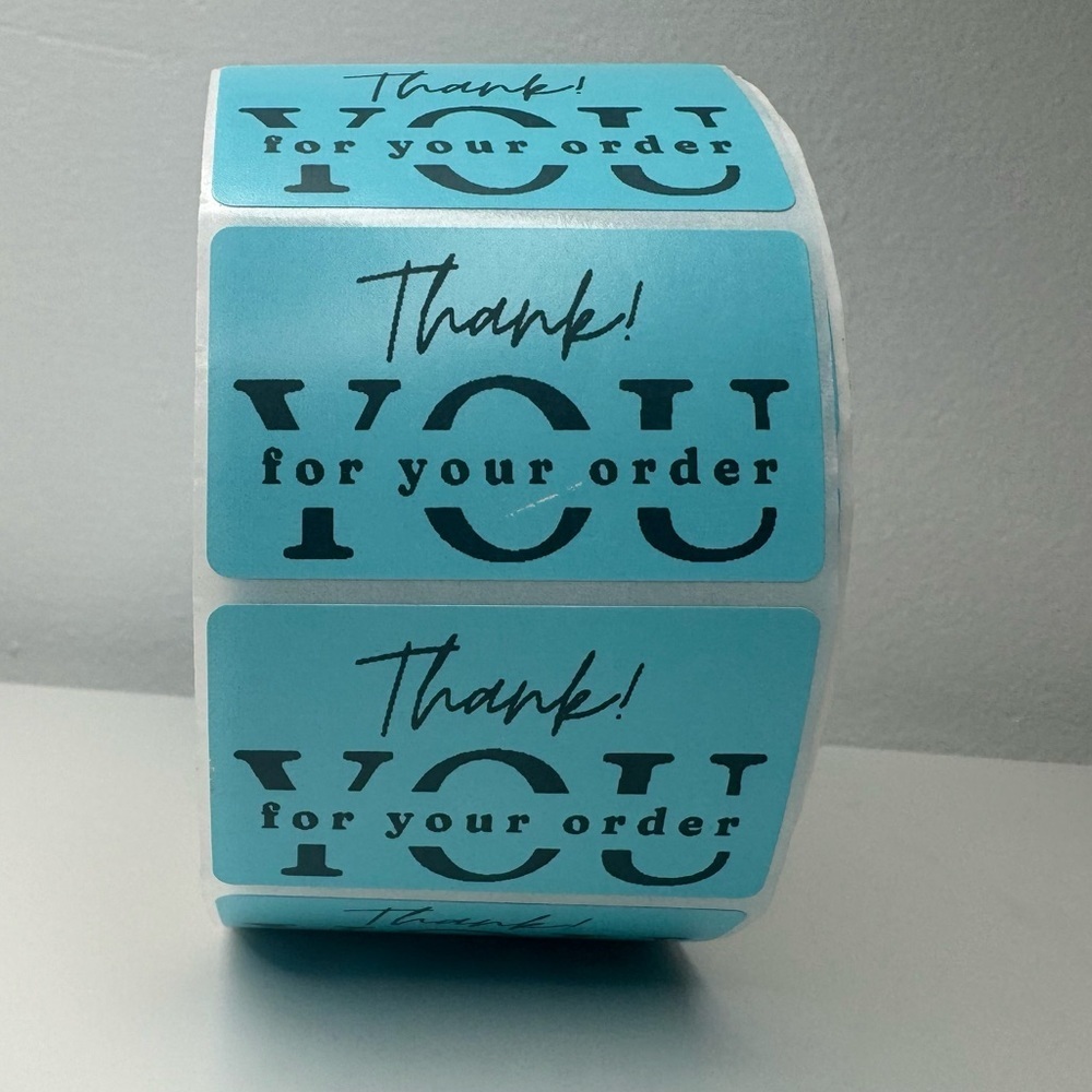 Thank You for your order 2" Stickers labels (100) thankyou sticker - Picture 9 of 10